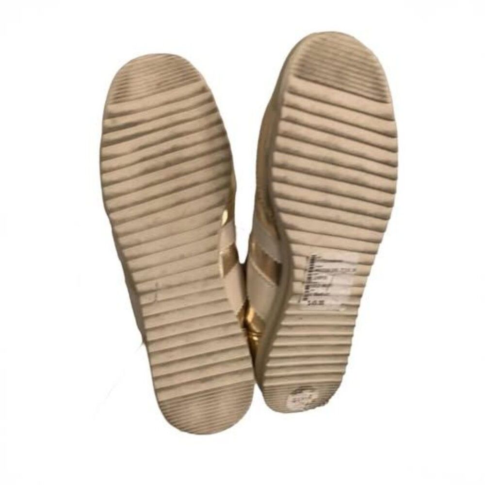 Women's Madden Girl "Stevie" Low-Profile Sneakers, Gold | Size 6M | Worn 1 Time - Picture 4 of 4